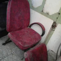 صندلی آرایشگاه با تلویزیون  کار کرده