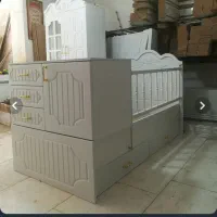 تخت دو حالته نوزاد و کودک و کمد