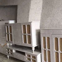 ست آینه کنسول و میز تلویزیون، جا کفشی مدل پنجره آی|بوفه، ویترین، کنسول|تهران, شهرک ولیعصر جنوبی|دیوار