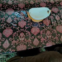 میز و صندلی ناهار خوری شش نفره با چهار صندلی|میز و صندلی غذاخوری|دوگنبدان, |دیوار