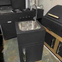 باربیکیو و آیلند استیل و مشکی