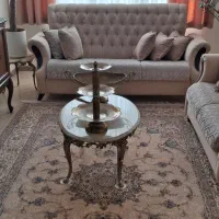 مبلمان 7نفره چوب وپاره کاملا سالم|مبلمان خانگی و میز عسلی|تهران, مینی‌سیتی (شهرک نفت)|دیوار