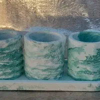 گلدان|گل و گیاه طبیعی|قم, شاه ابراهیم|دیوار