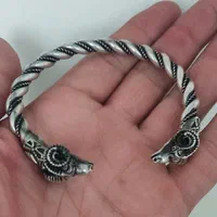 دستبند نقره ترک و پالنگ