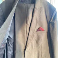 دو دست کت و شلوار کشمیر -نو- مشکی و یشمی|لباس|کیش, |دیوار