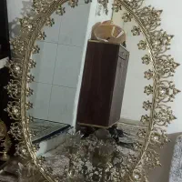 اینه شمعدون برنز اصل بدون شکستگی
