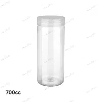 جار ۷۰۰ سی سی استوانه با درب شفاف بسته ۱۱۰عددی