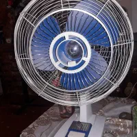 پنکه ژاپنی تمام فلز خیلی قدیمی عتیغه کاملاسالم