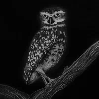 تابلو نقاشی هنری سیاه قلم