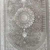 دو عدد فرش ماشینی طرح آیسان ۷۰۰ شانه رنگ کرم بژ
