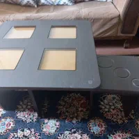 میز و گل میز چوبی