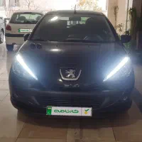 ۲۰۷دنده ای مشکی سقف فلزTU5مدل ۱۴۰۱باضمانت کارنامه