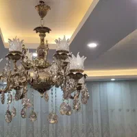 لوستر  شیک بهمراه دیوار کوب های ست خودش