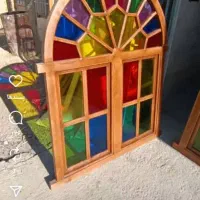 پنجره چوبی گره چینی سنتی