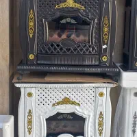 بخاری گازی حصیری شومینه