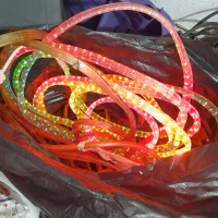 ریسه نور رنگی ۱۵ متر لوستر یک عدد رگال سه عدد