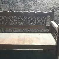 صندلی چوبی دونفره