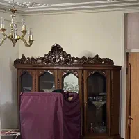 بوفه چوب گردو منبت دار با کیفیت