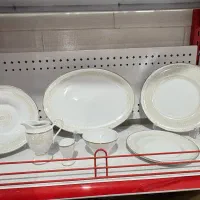 سرویس چینی لورین،۲۹پارچ،طرح طلایی،بدنه کویین،نو|ظروف سرو و پذیرایی|سرچهان, |دیوار