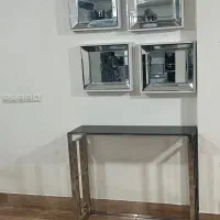 ایینه کنسول استیل در حد نو