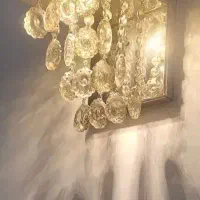 لوستر و دیوارکوب|لوستر و چراغ آویز|صومعه‌سرا, |دیوار