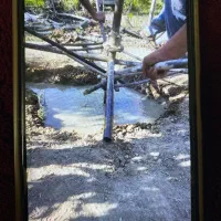 چاه مته ای دستی