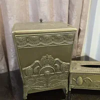 سطل زباله و جا دستمالی