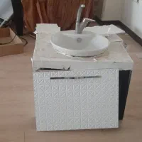 فروش روشویی با کابینت وشیر آب