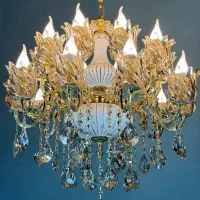 لوستر سرا‌میک 1‌6 شعله/تعویض لوستر کهنه با نو