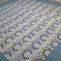 لحاف کرسی ۴در۴ دستدوز|رختخواب، بالش، پتو|اقبالیه, |دیوار