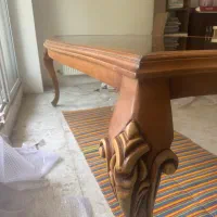 میز ناهار خوری ۸ نفره کلاسیک چوب راش روسی
