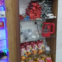 قفسه ام دی اف و ویترین