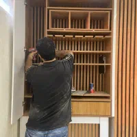 کابینت متری ۱۲ تومن تمام ام دی اف کمد دیواری ۹ توم