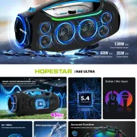 اسپیکر هوپ استار عمده و تک مدل a60 ultra وات 450