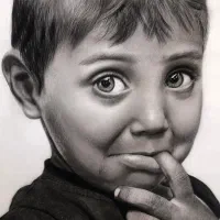 نقاشی سیاهقلم|خدمات پیشه و مهارت|رشت, سعدی (تختی)|دیوار