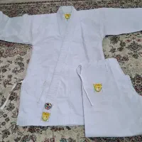 لباس کاتای کاراته شائولین اصل با لوگوی طلایی