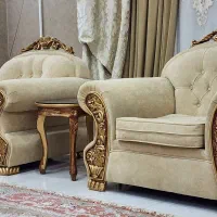 مبل سلطنتی کلاسیک ۷نفره|مبلمان خانگی و میز عسلی|اهواز, کیان اباد|دیوار