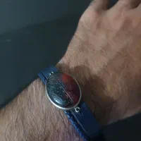 دستبند چرم و نقره