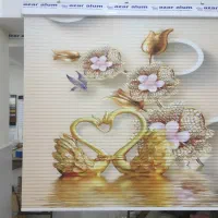 پرده طرح دار چاپ و سه بعدی