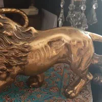 مجسمه برنز قدیمی سنگین ۶۰سانتی