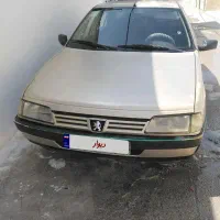 پژو 405 رنگ بژ فروش معاوظه با کوییک یا ساینا