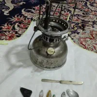 گرسوزعطیقه عطیقه وساعت کوکی عطیقه قاشق نقره و..