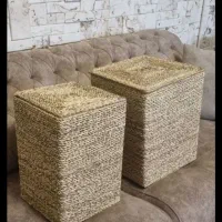 انواع باکس داخلش چوب بافته شده با طناب حصیری|صنایع دستی و سایر لوازم تزئینی|فردیس, شهرک وحدت|دیوار