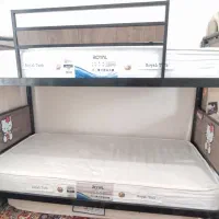 تخت خواب  دو طبقه با تشک مناسب کودک و نوجوان|تخت و سرویس خواب|تهران, ارجمندی راد|دیوار