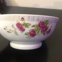 سرویس کاسه آبگوشت خوری گل سرخی ژاپنی اصل قدیمی|ظروف سرو و پذیرایی|تهران, لویزان|دیوار