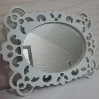 فروش کنسول سفید بهمراه آیینه|بوفه، ویترین، کنسول|شیراز, شهرک والفجر|دیوار