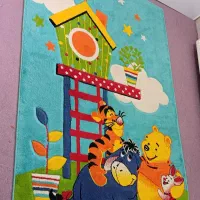 فرش کودکانه اسپرت کاملا سالم بدون پارگی و لکه