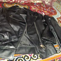 کاپشن و شلوار چرم از بهترین چرم