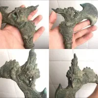 تبر مفرقی کهنه اصل|کلکسیون اشیاء عتیقه|گنبد کاووس, |دیوار