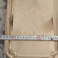 سینی ۴۵سال پیش آب طلا|کلکسیون اشیاء عتیقه|رشت, کوی حسینی|دیوار